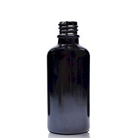 110x 30ml Zwarte Glazen Druppelfles - Zonder Dop