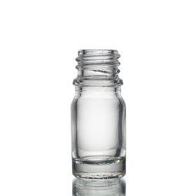255x 5ml Heldere Glazen Druppelfles - Geen Dop