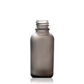 330x 30ml Mat Grijze Glazen Druppelfles – Zonder Dop