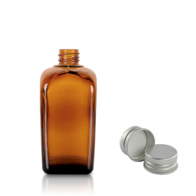 140x 10ml Amber Glazen Alchemist Fles met Aluminium Dop