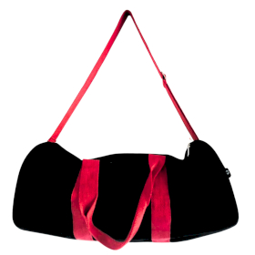 Don\'t Quit Sporttas - Zwart - Kersenroze Handvat