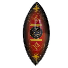 Enamel Wierookkom - Aluminium - Paganistische Triquetra