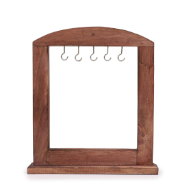 Kleine Hangstand - Donker Hout (30x25cm)
