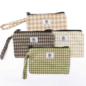 4x Zachte & Natuurlijke Handige Cadeauzakjes & Lus  - 20x13 cm