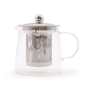 Glazen Infusie Theepot - Flesvorm - 350ml