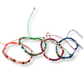 12x Handgemaakte Vriendschapsarmbanden - Kleine Voor Altijd Kralen (assortiment)