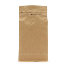 50x Middelgrote Koffiezak met Aromaventiel - 13.5x26.5cm (500g)