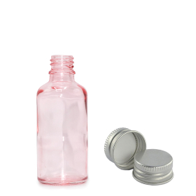 160x 10ml Roze Roze Glazen Pipetfles met Aluminium Dop