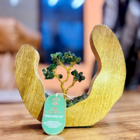 Boomtuin Edelsteen - Mango Open Ring - Groene Aventurijn - 60 steentjes