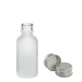160x 10ml Mat Witte Glazen Druppelfles met Aluminium Dop