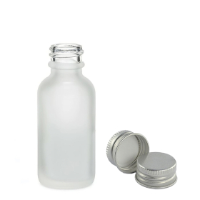 384x 30ml Mat Witte Glazen Druppelfles met Aluminium Dop