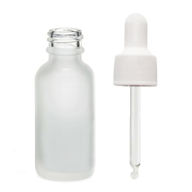 264x 50ml Mat Witte Glazen Druppelfles met Witte Pipet