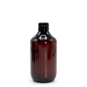 10x 250ml Amber Kunststof Boston Fles – Zonder Dop