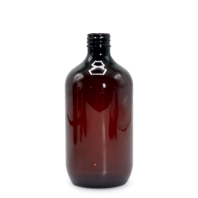 10x 500ml Amber Kunststof Boston Fles – Zonder Dop