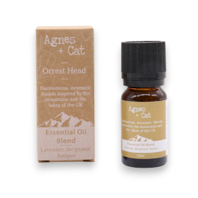 3x Etherische Olieblend - Orrest Head - Lavendel, Bergamot & Jeneverbes