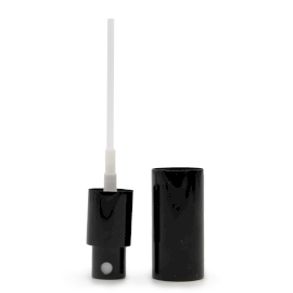 50x Zwarte Spraydop voor Druppelflessen – 18 mm