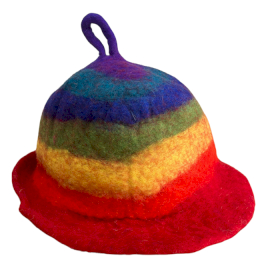 Vilt Sauna Kom Hoed - Regenboog