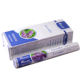 6x Aromatika Houtskoolvrije Hexa-Inceense - Lavendel