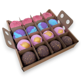 16x Jumbo Badbomb Discovery Pakket - 4 van elke: Dubai, Amethyst, Razzle, Charlotte