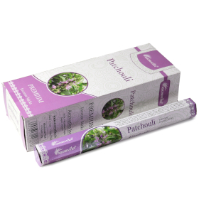 6x Aromatika Houtskoolvrije Hexa-Inceense - Patchouli