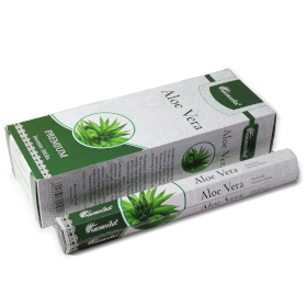 6x Aromatika Houtskoolvrije Hexa-Inceense - Aloë Vera