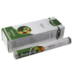 6x Aromatika Houtskoolvrije Hexa-Inceense - Opium