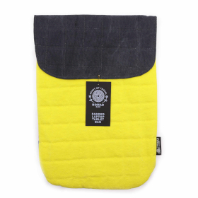 Laptop Beschermhoes - Knalgeel - 14oz Stonewash