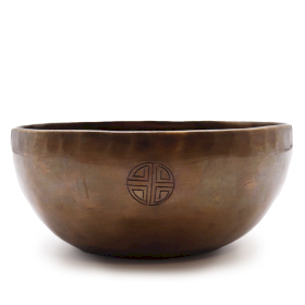 Extra Grote Indiase Maansfaseslagkom - (ongeveer 1500g) - 22cm