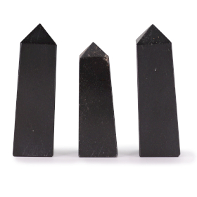 3x Edelsteen Obelisk Punt ca. 5 cm – Toermalijn