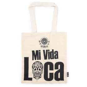 10x Iconische Basic Draagtas - Mi Vida Loca - (40x36cm) - Naturel 4oz