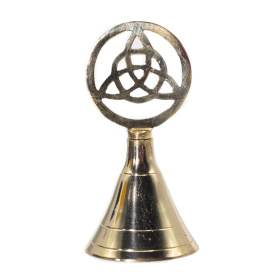 4x Altaarmessing Bel - Triquetra