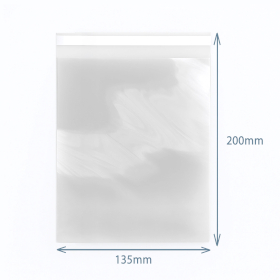 500x Polypropylene Ritssluiting Verzegeld Zakje 135x200mm (500)