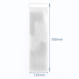 500x Polypropylene Ritssluiting Verzegeld Zakje 125x500mm (500)