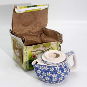 Kleine Kruidentheepot – Blauwe Madelief
