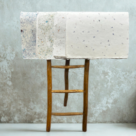 10x Lokta Craft / Inpakpapier (51x76cm) - Groene Katoen