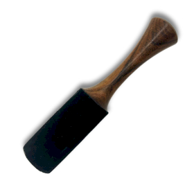 Houten Stok – 18x3 cm – Medium Buis Handvat Dubbele Ring