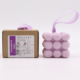 3x Massagezeep in een Doos - Lavendel & Lila