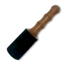 Houten Stok – 18x4 cm – Dubbel Gebogen Handvat Ringer