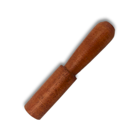 Houten Stok – 13 cm – Gevormd Handvat – zonder leer