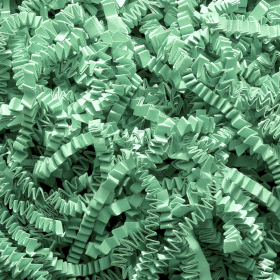 SizzlePak DeLux Zigzag Papiersnippers - 10kg  - Groen