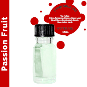 10x Geur Olie - Zonder Etiket - 10ml - Passiefruit