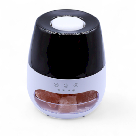 Zoutsteen Vlam-Effect Aromadiffuser – Wit USB – Kleurenverandering en Timer