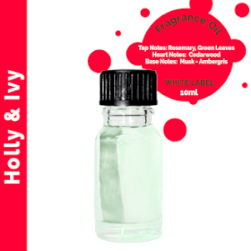 10x Holly & Ivy Geurolie 10ml - White Label