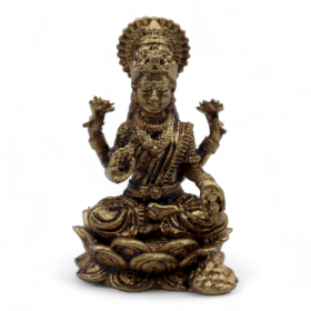 12x Messing Miniatuur Goden – Laxmi (11 g) – 30 mm