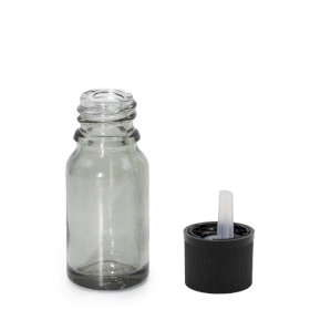 160x 10ml Rookgrijze Glazen Pipetfles Met Kindveilige Pipetdop