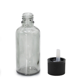 264x 50ml Rookgrijze Glazen Pipetfles Met Kindveilige Pipetdop