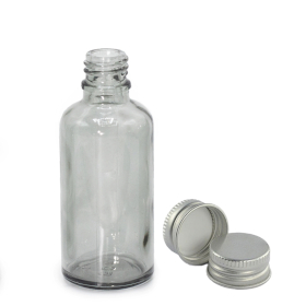 264x 50ml Rookgrijze Glazen Pipetfles Met Aluminium Dop