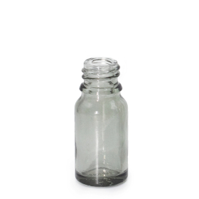 160x 10ml Rookgrijze Glazen Pipetfles – Zonder Dop