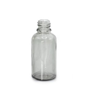 330x 30ml Rookgrijze Glazen Pipetfles – Zonder Dop