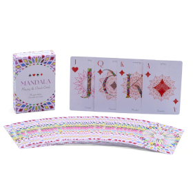 10x Mandala Speel & Orakelkaarten – Kaleidoscoop Symmetrie